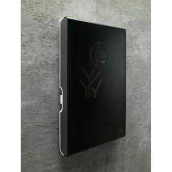 Mähkimislaud ionisaatoriga Mediclinics vertikaalne plast+AISI304 must CP0016VCSB-I kinni