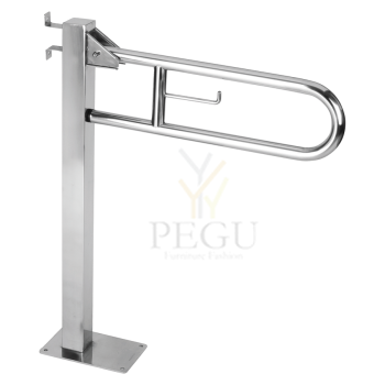 Käetugi 710 mm, jalaga ületõstetav R/V teras poleeritud Mediclinics BGC710C