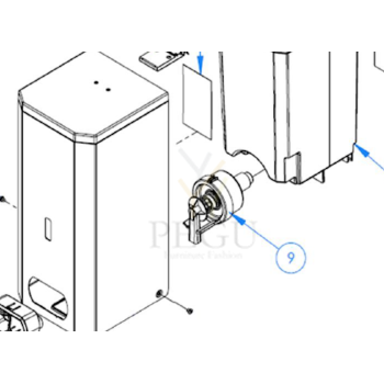 Uus pump vedelseep.dosaatorile Mediclinics DJ0031 ref.RCDJ0031-V
