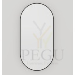 Haceka Deco peegel ovaalne 40x80cm 3cm, must raam
