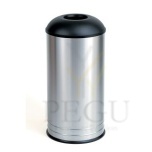 Урна напольная 65L DOME-TOP Н/Р сталь AISI304