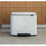 Мусорная урна с педалью, soft-close Brabantia BO, 36L белая