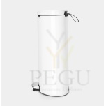 Brabantia FLATBACK+ pedaaliga soft-closed prügikast 30L, valge