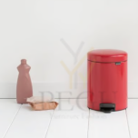 Newicon Brabantia мусорница 5L,  с педалью, плавное закрывание Passion Red