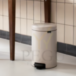 Newicon Brabantia prügikast 12l pedaaliga vaikselt sulguv Soft Beige