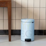 Newicon Brabantia prügikast 12l pedaaliga vaikselt sulguv Dreamy Blue