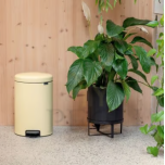 Newicon Brabantia prügikast 12l pedaaliga vaikselt sulguv Mellow Yellow