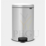 Brabantia мусорное ведро с педалью Newicon 20L, Metallic Grey