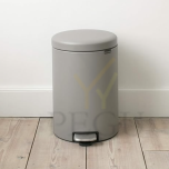 Brabantia pedaaliga prügikast Newicon 20L, Mineral Concrete Grey