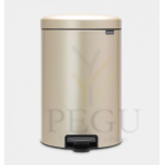 Brabantia мусорное ведро с педалью Newicon 20L, Metallic Gold