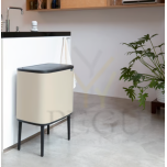 Touch bin ведро для мусора, soft-close Brabantia BO, 36L Soft Beige