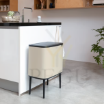 Touch bin prügikast, soft-close Brabantia BO, 11+23L Soft Beige