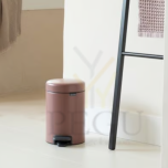 Brabantia pedaaliga prügikast Newicon 3L, vaikselt sulguva kaanega Satin Taupe