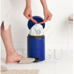 Brabantia pedaaliga prügikast Newicon 3L, vaikselt sulguva kaanega Mineral Powerful Blue