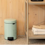 Brabantia pedaaliga prügikast Newicon 3L, vaikselt sulguva kaanega Jade Green