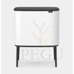 Touch bin sorteerimise prügikast, soft-close Brabantia BO, 11+23L valge