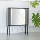 Touch bin мусорное ведро для сортировки отходов, soft-close Brabantia BO, 11+23L Matt Steel FPP