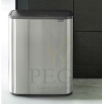 Touch bin корзина для мусора, soft-close Brabantia BO, 60L Matt Steel Finferprint Proof