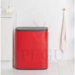 Touch bin ведро для сортировки мусора, soft-close Brabantia BO, 2x30L Passion Red