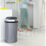 Touch bin мусорное ведро с крышкой, Brabantia XXL 60L Platinum