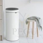 Brabantia ведро для мусора TOUCH BIN FLATBACK 30L белое