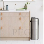 Brabantia sorteerimise prügikast TOUCH BIN FLATBACK 10+23L, Matt steel FPP