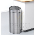 Brabantia мусорное ведро TOUCH BIN FLATBACK 40L, Matt steel