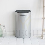 Brabantia prügikast TOUCH BIN FLATBACK 40L, Metallic Grey