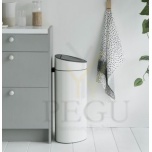 Brabantia prügikast TOUCH BIN FLATBACK 40L, valge