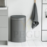 Brabantia sorteerimise prügikast TOUCH BIN FLATBACK 10+23L, Platinum