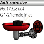 SOS фонтан для промывки глаз Anti-corrosive 2-й, настенный, с раковиной 3/4"