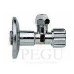 Угловой вентиль VA G1/2" x  D10mm, хром 