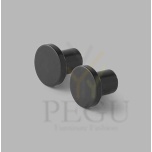 Nagi Ø25 x 21 mm,  must 2 tk RAL9005