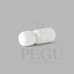 D Line Pebble mantli nagi L matt valge