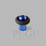 Ограничитель для двери напольный FAT , AISI 316, electric blue