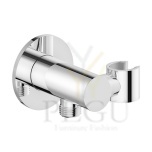 Шланговое подключение с держателем ручного душа Damixa Flex, хром 487560000