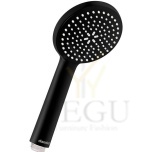 Душевая головка d100mm CORE 6l/min экономичная eco матовый чёрный