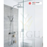 Dušikomplekt Pine, termostaat + üladuš+ käsiduš 1500mm metall voolikuga