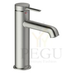 Смеситель для раковины Damixa IRIS Medium 5 л/мин, Cold Start, сатинированная сталь 919304625