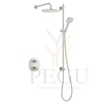 Встраеваемая душевая система Damixa SILHOUET SR1 сталь PVD