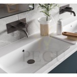 Damixa Silhouet внешние части встроенного смесителя (180mm) матовый графит PVD