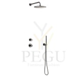 Dušikomplekt Silhouet DS 1, peidetud paigaldus, grafiithall PVD Damixa 570495500