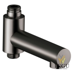 Damixa универсальный поворотный носик на ванну для душевого смесителя матовый серый графит 4848455 PVD
