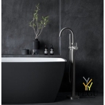 Damixa Silhouet Freestanding свободностоящий смеситель для ванной матовая сталь PVD
