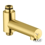 Damixa универсальный поворотный носик на ванну для душевого смесителя матовое золото 4848421