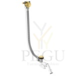 Сифон для ванной с переливом Damixa 47l/min d40/50mm матовая латунь PVD
