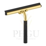 Damixa ZEN Dušikraabits koos hoidjaga seinale, vahetatava teraga harjatud messing PVD 487467900