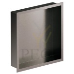 Damixa ZEN sisseehitatud duširiiul – raam 323x323 mm, harjatud grafiithall