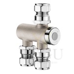 Delabie PREMIX NANO termostadi ventiil d15mm nickel 34°C to 60°C