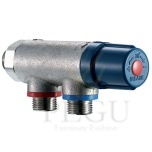 Delabie PREMIX COMPACT термостатический вентиль никель M1/2" 30 - 60°C